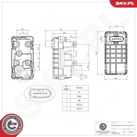 Compre Válvula reguladora da pressão de sobrealimentação da ESEN SKV 95SKV463 a um preço baixo por 140,18 €