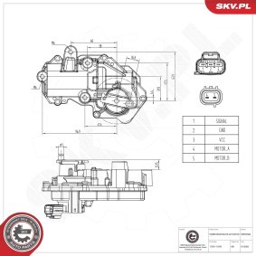 Compre Válvula reguladora da pressão de sobrealimentação da ESEN SKV 95SKV504 a um preço baixo por 195,91 €