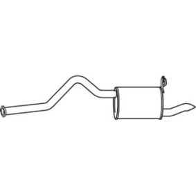 Endschalldämpfer für HYUNDAI von DINEX