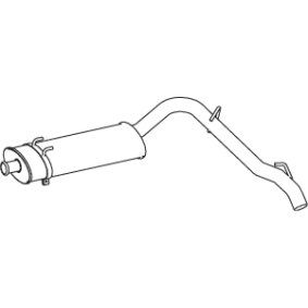 Endschalldämpfer für OPEL von DINEX
