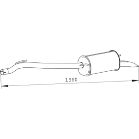Endschalldämpfer für VW von DINEX