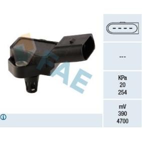 Compre Sensor de presión del aire de admisión de FAE online para Octavia I Furgón / Familiar (1U5) a precios moderados