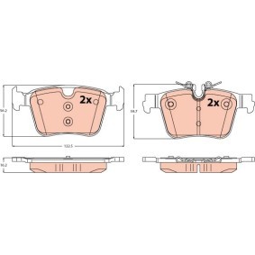 Acquista Kit pastiglie freni da TRW GDB2532 a buon mercato per soli 60,59 €