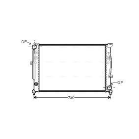 Achetez des Radiateur du moteur AVA COOLING SYSTEMS AIA2124 à prix pour 69,80 €