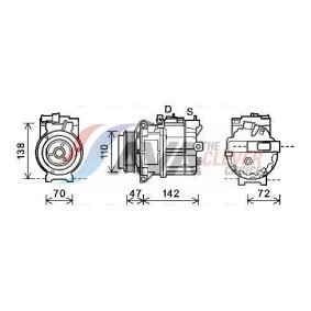 Klimakompressor von AVA COOLING SYSTEMS günstig für 213,04 €