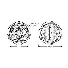 Acquista Frizione ventola da AVA COOLING SYSTEMS AIC286 a buon mercato per soli 121,21 €