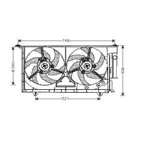 Kühlerlüfter für PEUGEOT von AVA COOLING SYSTEMS