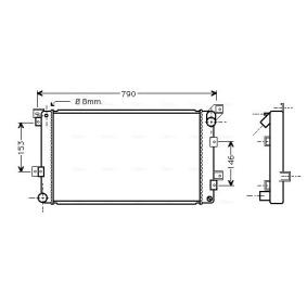 Achetez des Radiateur du moteur AVA COOLING SYSTEMS CR2033 à prix pour 260,01 €