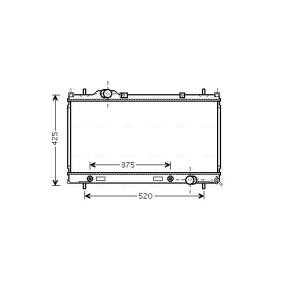 Achetez des Radiateur du moteur AVA COOLING SYSTEMS CR2086 à prix pour 210,71 €
