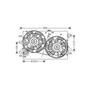 Kühlerlüfter für FORD von AVA COOLING SYSTEMS