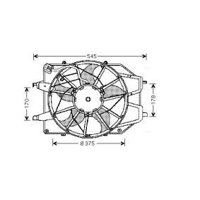 Kühlerlüfter für FORD von AVA COOLING SYSTEMS