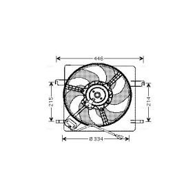 Kühlerlüfter für FORD von AVA COOLING SYSTEMS