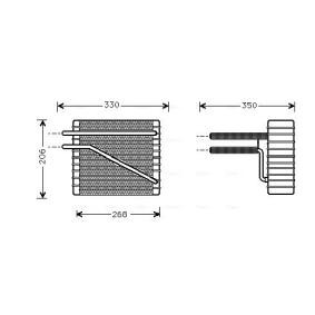 SEAT Verdampfer, Klimaanlage von AVA COOLING SYSTEMS