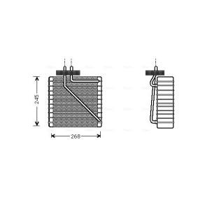 Verdampfer, Klimaanlage von AVA COOLING SYSTEMS FDV270