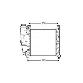 Achetez des Radiateur du moteur AVA COOLING SYSTEMS FT2038 à prix pour 85,81 €