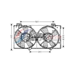 Achetez des Radiateur du moteur AVA COOLING SYSTEMS FT2201 à prix pour 63,06 €