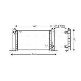 Achetez des Radiateur du moteur AVA COOLING SYSTEMS FT2251 à prix pour 87,17 €