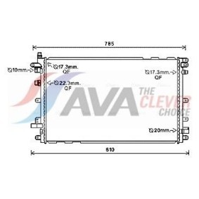 Achetez des Intercooler AVA COOLING SYSTEMS FT4360 à prix pour 161,54 €