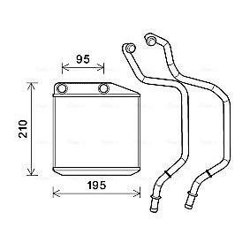 Acquista Scambiatore calore per riscaldamento abitacolo da AVA COOLING SYSTEMS FT6313 a buon mercato per soli 113,81 €