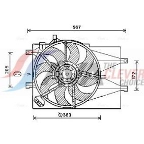 Achetez des Motoventilateur AVA COOLING SYSTEMS FT7541 à prix pour 131,94 €
