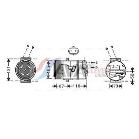 Achetez des Condenseur, climatisation AVA COOLING SYSTEMS FTA5298 à prix pour 89,74 €