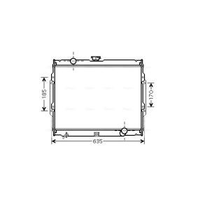 Achetez des Radiateur du moteur AVA COOLING SYSTEMS HY2108 à prix pour 291,76 €