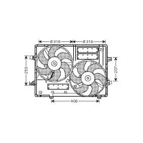 Kühlerlüfter für JAGUAR von AVA COOLING SYSTEMS