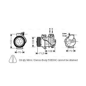 Acquista Compressore aria condizionata da AVA COOLING SYSTEMS MCK008 a buon mercato per soli 524,77 €
