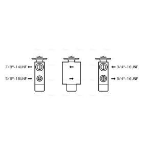 Expansionsventil des Herstellers AVA COOLING SYSTEMS - Originalware Artikelnummer: MS1113