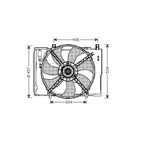 Kühlerlüfter für MERCEDES-BENZ von AVA COOLING SYSTEMS