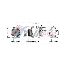 Kühlerlüfter für MERCEDES-BENZ von AVA COOLING SYSTEMS