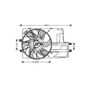 Kühlerlüfter für MERCEDES-BENZ von AVA COOLING SYSTEMS