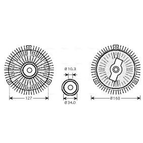 Acquista Frizione ventola da AVA COOLING SYSTEMS MSC419 a buon mercato per soli 140,28 €