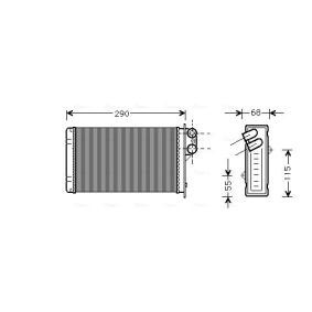 Wärmetauscher, Innenraumheizung von AVA COOLING SYSTEMS PE6100