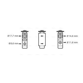 Expansionsventil, Klimaanlage von AVA COOLING SYSTEMS PR1048