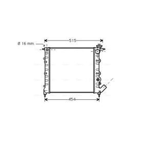 Acquista Radiatore motore da AVA COOLING SYSTEMS RT2041 a buon mercato per soli 85,80 €