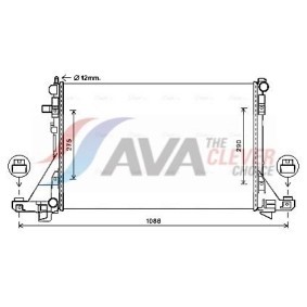 Acquista Radiatore motore da AVA COOLING SYSTEMS RT2128 a buon mercato per soli 65,50 €