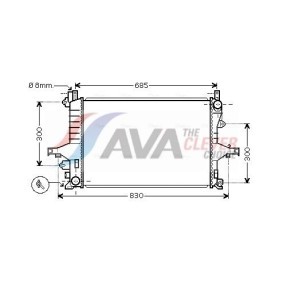 Kühlerlüfter für RENAULT von AVA COOLING SYSTEMS