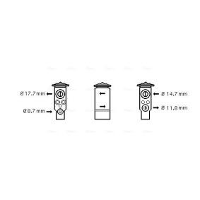 Expansionsventil, Klimaanlage von AVA COOLING SYSTEMS SB1057
