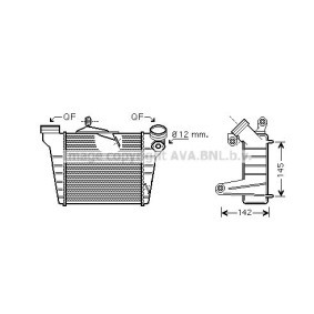 Kjøp Intercooler av AVA COOLING SYSTEMS ST4036 til den lave prisen 1324,36 NOK