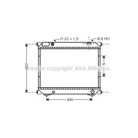 Comprar Radiador, refrigeración del motor de AVA COOLING SYSTEMS SZ2039 a bajo precio de 115,92 €