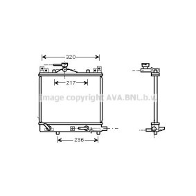 Comprar Radiador, refrigeración del motor de AVA COOLING SYSTEMS SZ2058 a bajo precio de 150,09 €