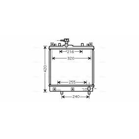 Comprar Radiador, refrigeración del motor de AVA COOLING SYSTEMS SZ2082 a bajo precio de 110,06 €