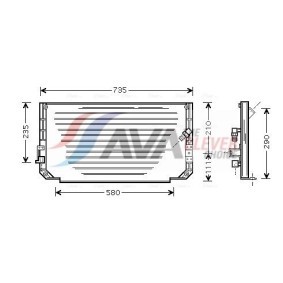 Acquista Radiatore motore da AVA COOLING SYSTEMS TO2059 a buon mercato per soli 411,04 €