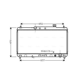 Acquista Radiatore motore da AVA COOLING SYSTEMS TO2235 a buon mercato per soli 158,53 €