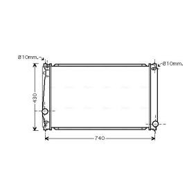 Acquista Radiatore motore da AVA COOLING SYSTEMS TO2418 a buon mercato per soli 183,17 €