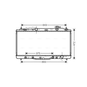 Acquista Radiatore motore da AVA COOLING SYSTEMS TO2473 a buon mercato per soli 247,28 €