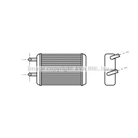 Wärmetauscher, Innenraumheizung von AVA COOLING SYSTEMS TO6133
