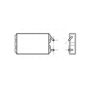 Wärmetauscher, Innenraumheizung von AVA COOLING SYSTEMS VO6041