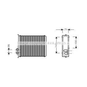 Kjøp Radiator, motorkjøling av AVA COOLING SYSTEMS VW2056 til den lave prisen 1272,28 NOK